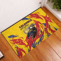 Colombia Rubber Doormat Colombian Andean Condor With Coat Of Arms - Wonder Print Shop