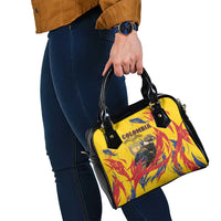 Colombia Shoulder Handbag Colombian Andean Condor With Coat Of Arms - Wonder Print Shop