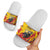 Colombia Slide Sandals Colombian Andean Condor With Coat Of Arms - Wonder Print Shop