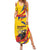 Personalized Colombia Summer Maxi Dress Colombian Andean Condor With Coat Of Arms - Wonder Print Shop