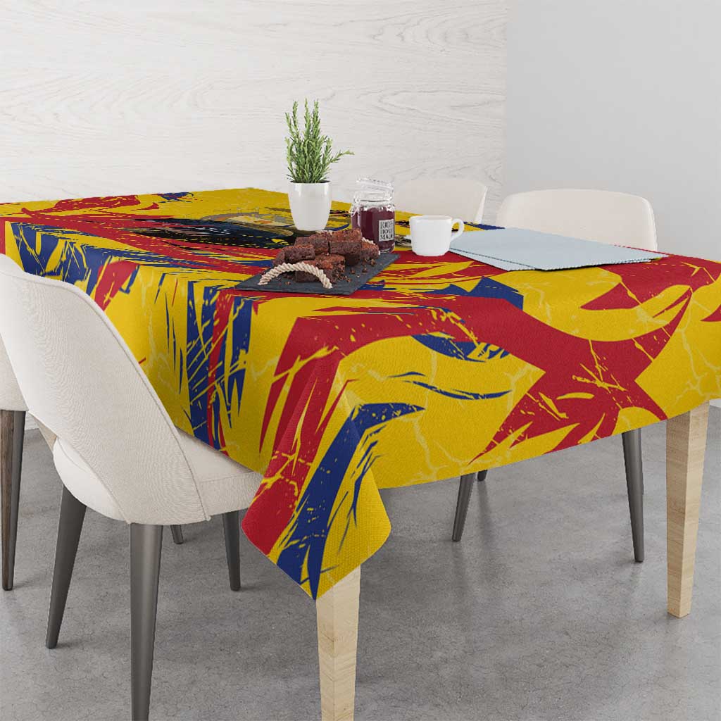 Colombia Tablecloth Colombian Andean Condor With Coat Of Arms - Wonder Print Shop