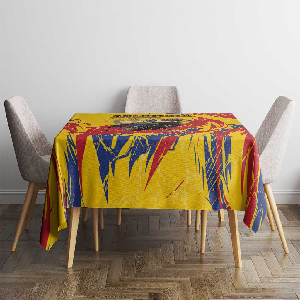 Colombia Tablecloth Colombian Andean Condor With Coat Of Arms - Wonder Print Shop