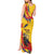 Personalized Colombia Tank Maxi Dress Colombian Andean Condor With Coat Of Arms - Wonder Print Shop