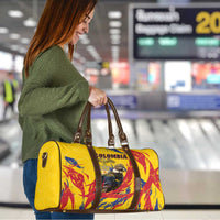 Colombia Travel Bag Colombian Andean Condor With Coat Of Arms - Wonder Print Shop