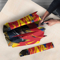 Colombia Umbrella Colombian Andean Condor With Coat Of Arms - Wonder Print Shop