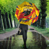 Colombia Umbrella Colombian Andean Condor With Coat Of Arms - Wonder Print Shop