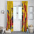 Colombia Window Curtain Colombian Andean Condor With Coat Of Arms - Wonder Print Shop