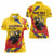 Personalized Colombia Women Polo Shirt Colombian Andean Condor With Coat Of Arms - Wonder Print Shop