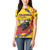 Personalized Colombia Women Polo Shirt Colombian Andean Condor With Coat Of Arms - Wonder Print Shop