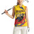 Personalized Colombia Women Sleeveless Polo Shirt Colombian Andean Condor With Coat Of Arms - Wonder Print Shop