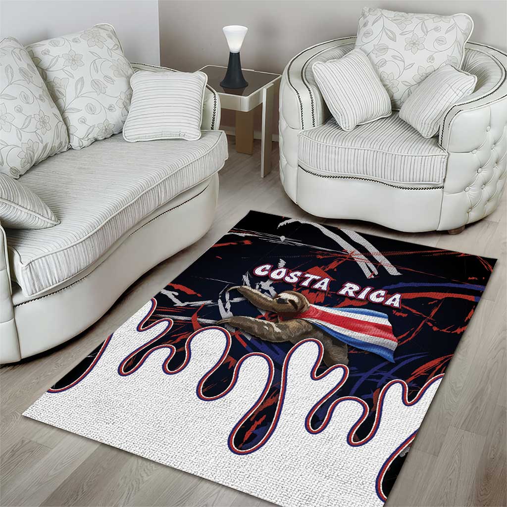 Costa Rica Area Rug Flying Sloth - Wonder Print Shop