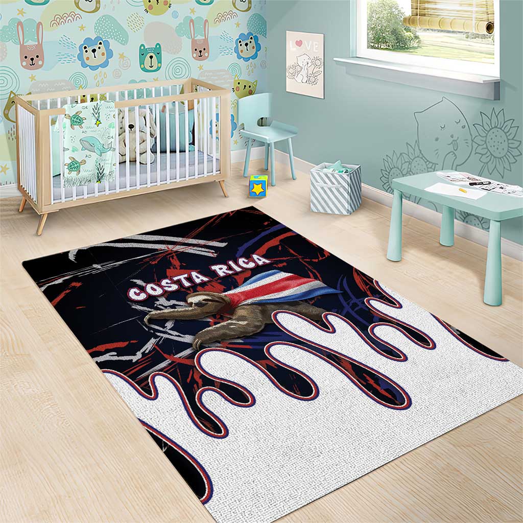 Costa Rica Area Rug Flying Sloth - Wonder Print Shop