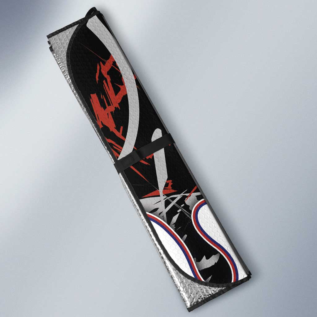 Costa Rica Auto Sun Shade Flying Sloth - Wonder Print Shop