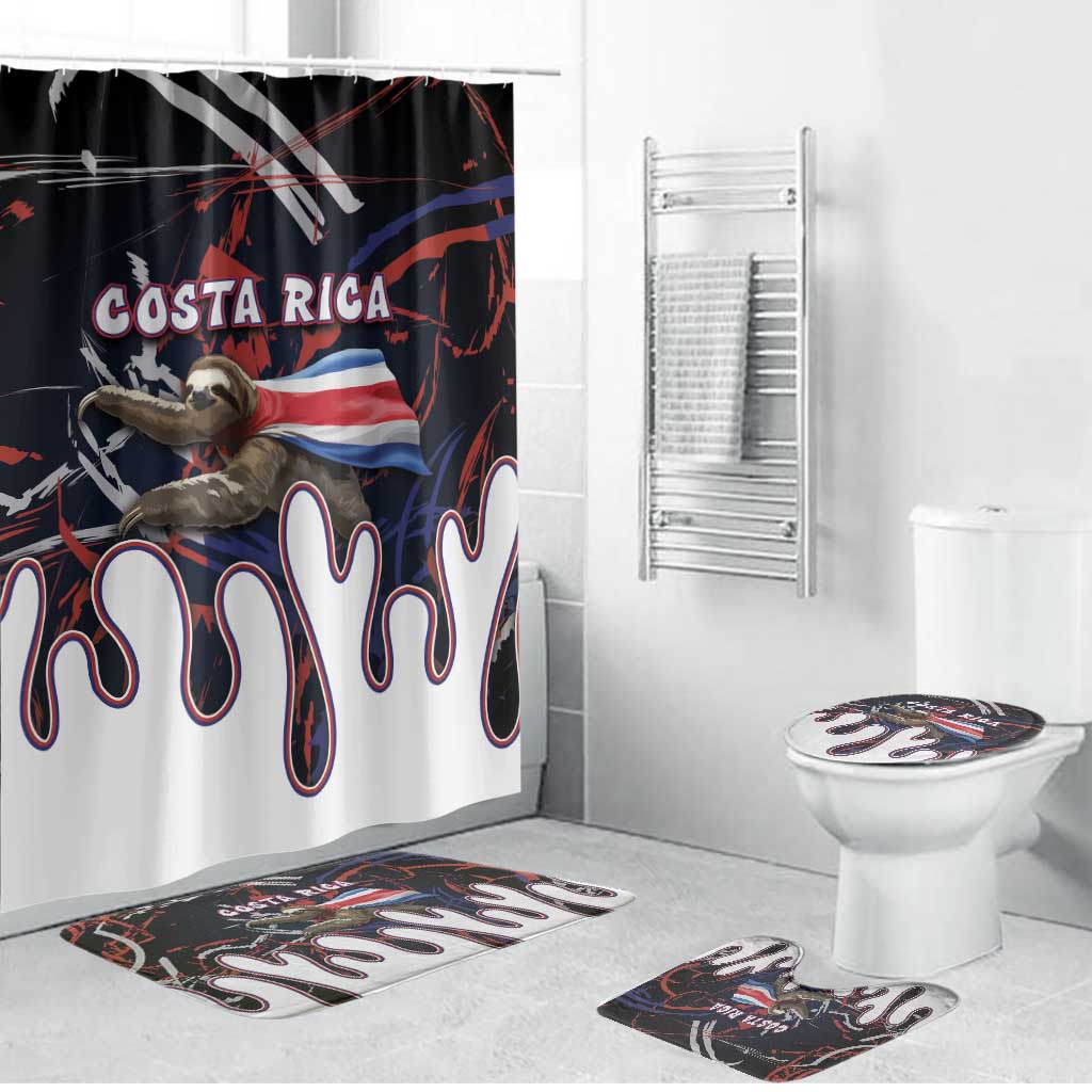 Costa Rica Bathroom Set Flying Sloth - Wonder Print Shop