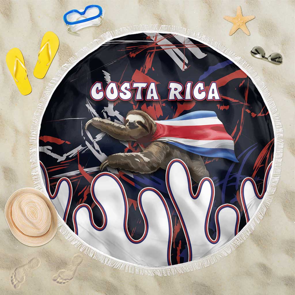 Costa Rica Beach Blanket Flying Sloth - Wonder Print Shop
