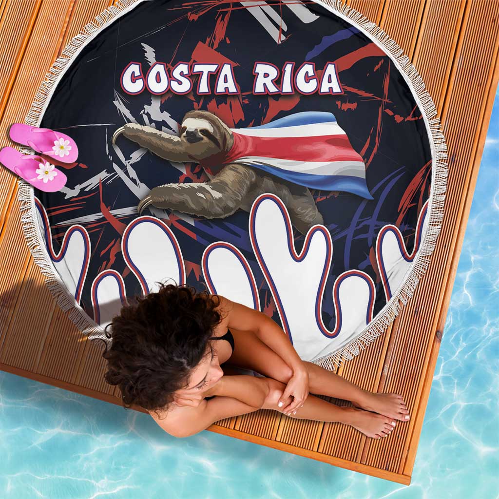 Costa Rica Beach Blanket Flying Sloth - Wonder Print Shop