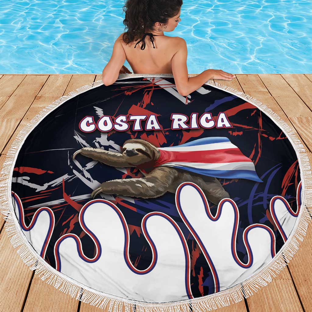 Costa Rica Beach Blanket Flying Sloth - Wonder Print Shop