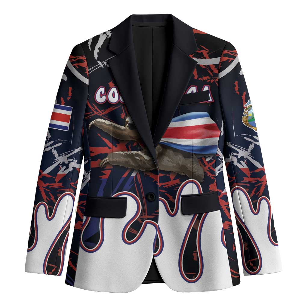 Personalized Costa Rica Blazer Flying Sloth - Wonder Print Shop