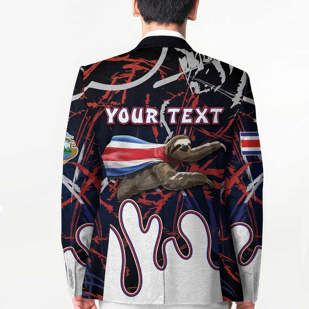 Personalized Costa Rica Blazer Flying Sloth - Wonder Print Shop