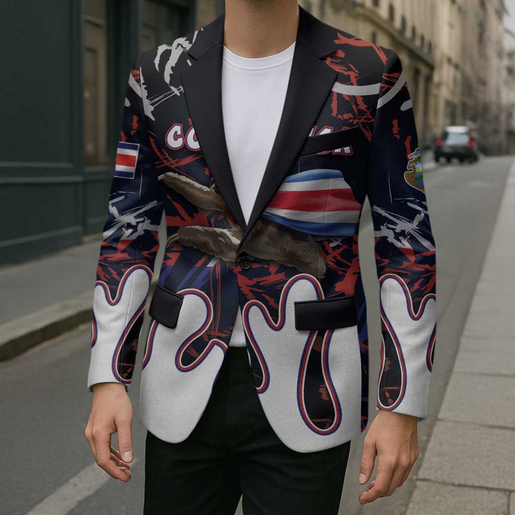 Personalized Costa Rica Blazer Flying Sloth - Wonder Print Shop