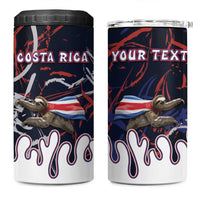 Personalized Costa Rica 4 in 1 Can Cooler Tumbler Flying Sloth - Wonder Print Shop