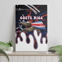 Costa Rica Canvas Wall Art Flying Sloth - Wonder Print Shop