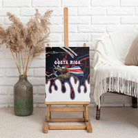 Costa Rica Canvas Wall Art Flying Sloth - Wonder Print Shop