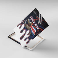 Costa Rica Canvas Wall Art Flying Sloth - Wonder Print Shop