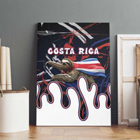 Costa Rica Canvas Wall Art Flying Sloth - Wonder Print Shop