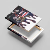 Costa Rica Canvas Wall Art Flying Sloth - Wonder Print Shop