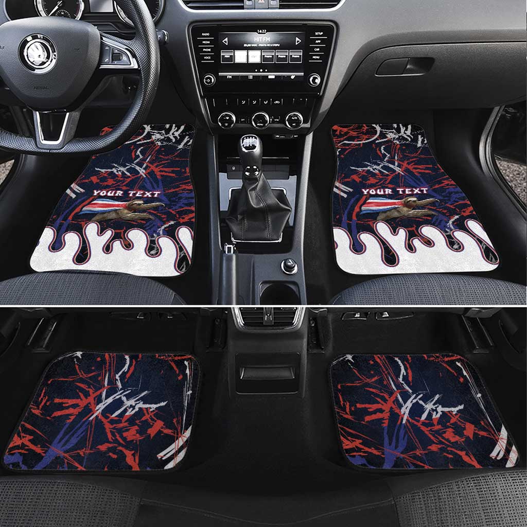 Costa Rica Car Mats Flying Sloth - Wonder Print Shop