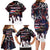 Personalized Costa Rica Family Matching Long Sleeve Bodycon Dress and Hawaiian Shirt Flying Sloth - Wonder Print Shop