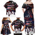 Personalized Costa Rica Family Matching Off Shoulder Maxi Dress and Hawaiian Shirt Flying Sloth - Wonder Print Shop