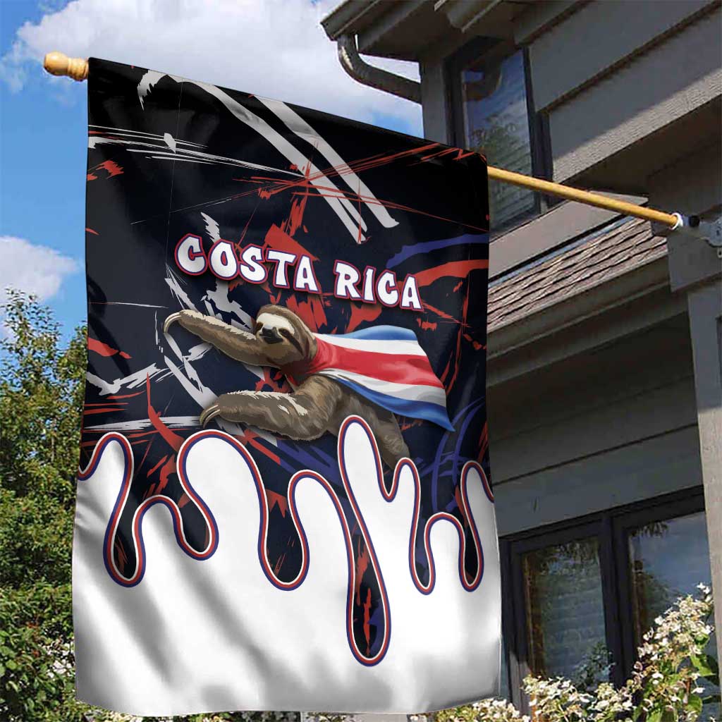 Costa Rica Garden Flag Flying Sloth - Wonder Print Shop