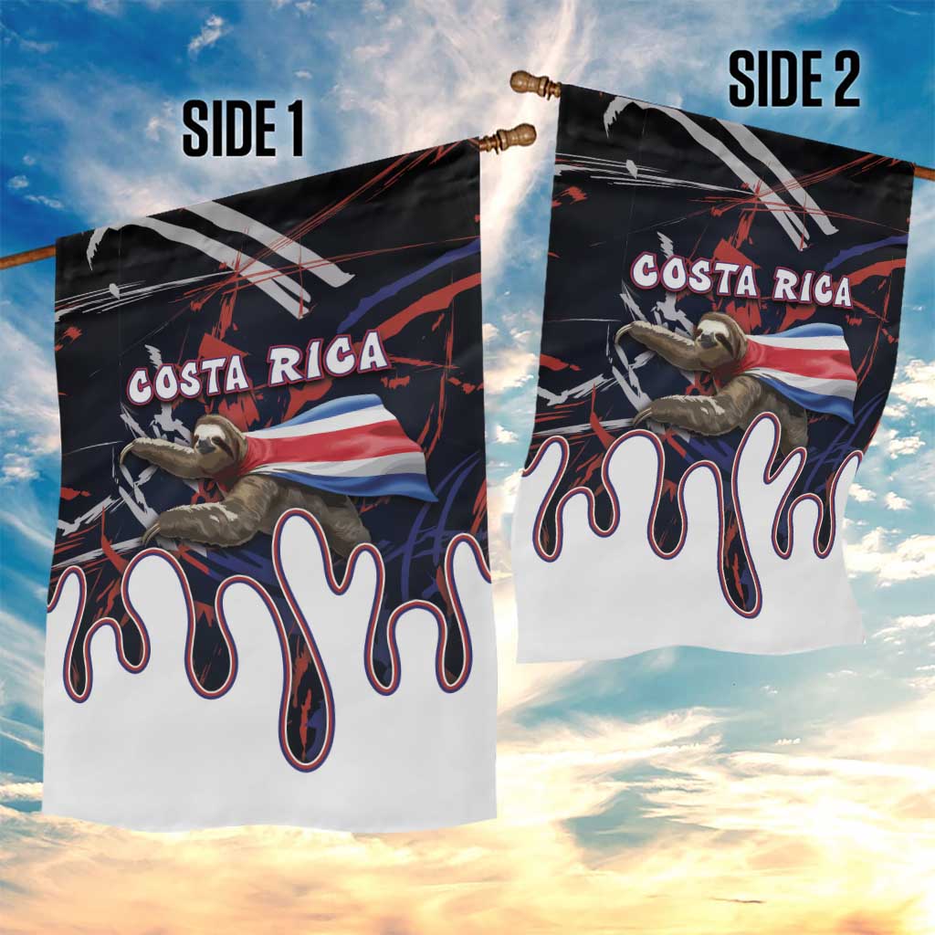 Costa Rica Garden Flag Flying Sloth - Wonder Print Shop