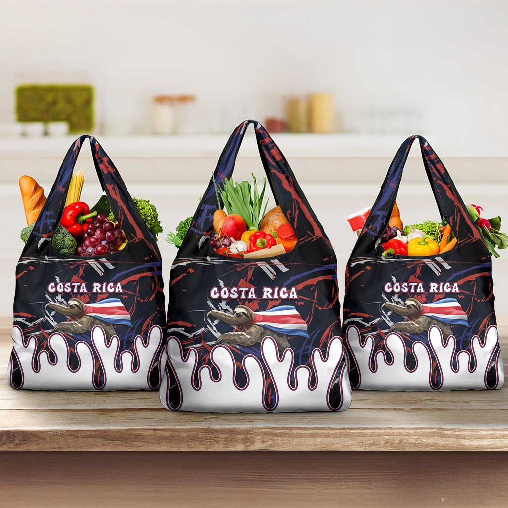 Costa Rica Grocery Bag Flying Sloth - Wonder Print Shop