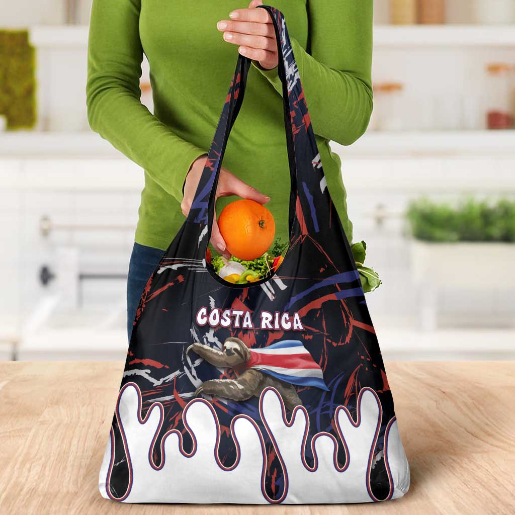 Costa Rica Grocery Bag Flying Sloth - Wonder Print Shop