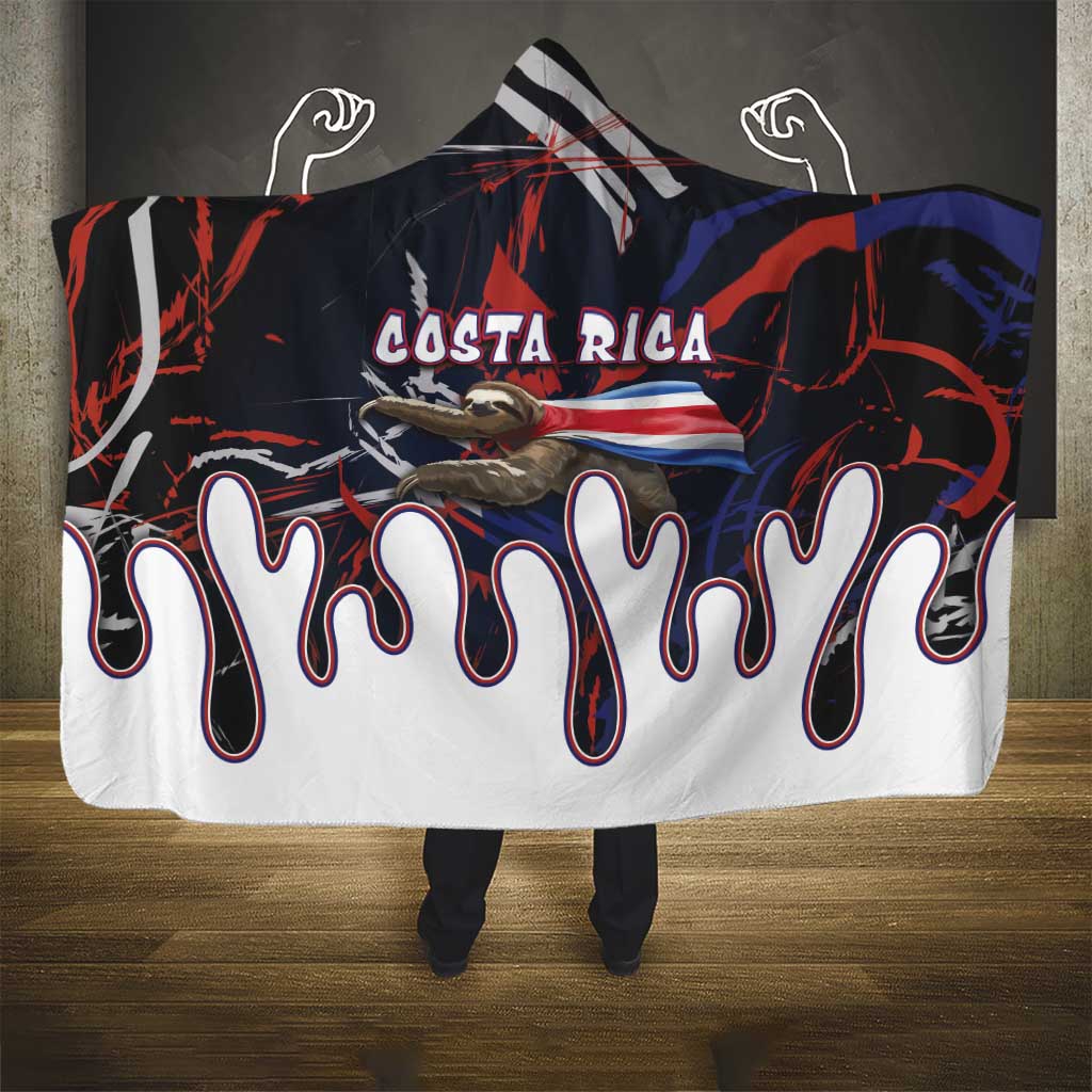 Costa Rica Hooded Blanket Flying Sloth - Wonder Print Shop