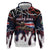Personalized Costa Rica Hoodie Flying Sloth - Wonder Print Shop