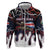 Personalized Costa Rica Hoodie Flying Sloth - Wonder Print Shop