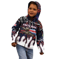 Personalized Costa Rica Kid Hoodie Flying Sloth - Wonder Print Shop
