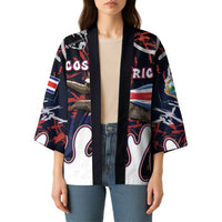 Personalized Costa Rica Kimono Flying Sloth - Wonder Print Shop