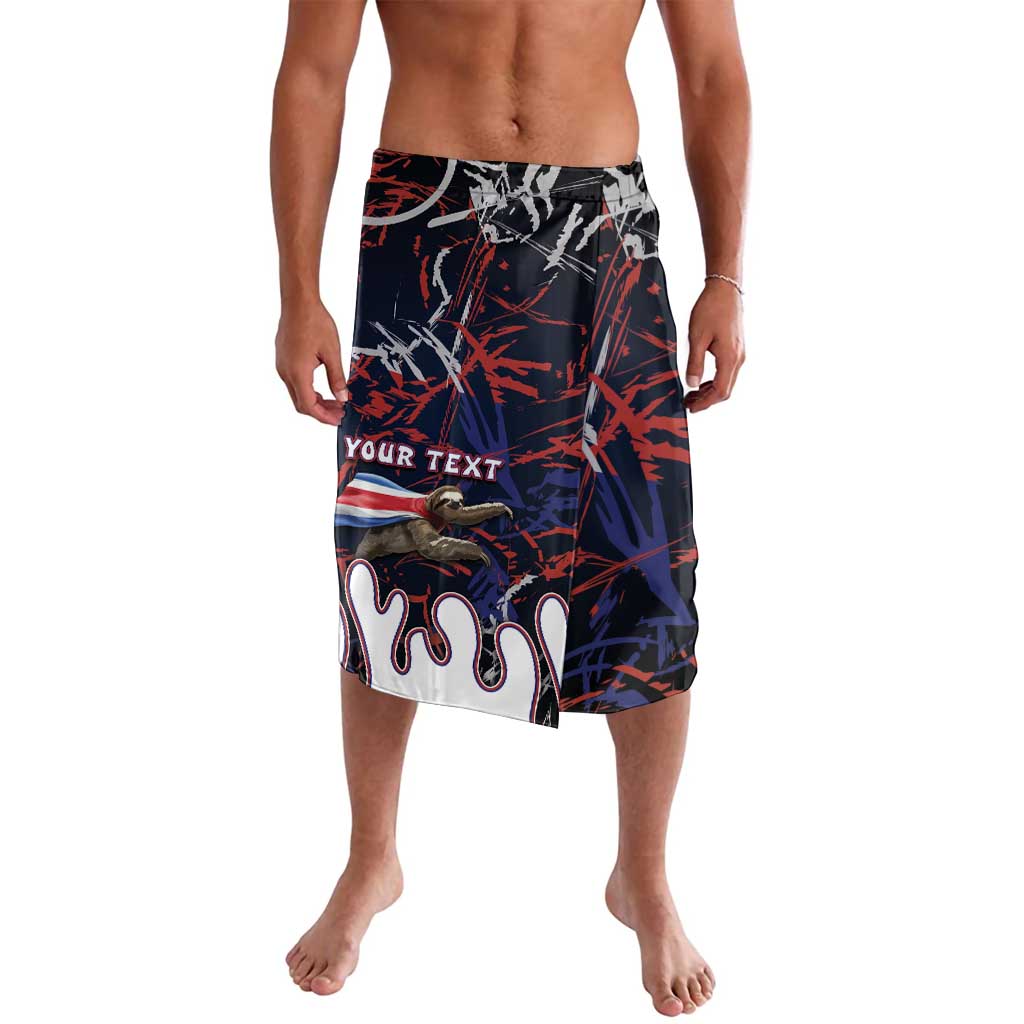 Personalized Costa Rica Lavalava Flying Sloth - Wonder Print Shop