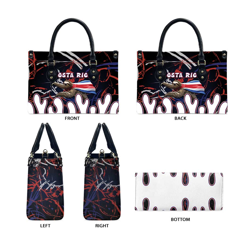 Costa Rica Leather Bag Flying Sloth - Wonder Print Shop