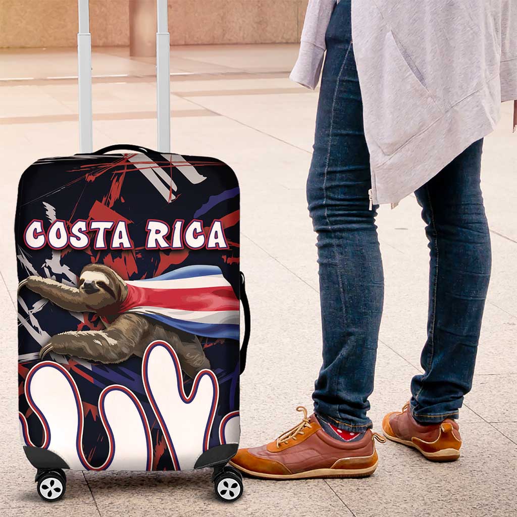 Costa Rica Luggage Cover Flying Sloth - Wonder Print Shop