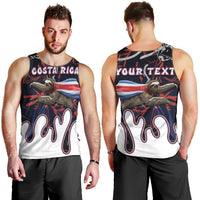 Personalized Costa Rica Men Tank Top Flying Sloth - Wonder Print Shop