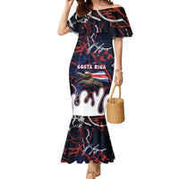 Personalized Costa Rica Mermaid Dress Flying Sloth - Wonder Print Shop