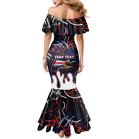 Personalized Costa Rica Mermaid Dress Flying Sloth - Wonder Print Shop