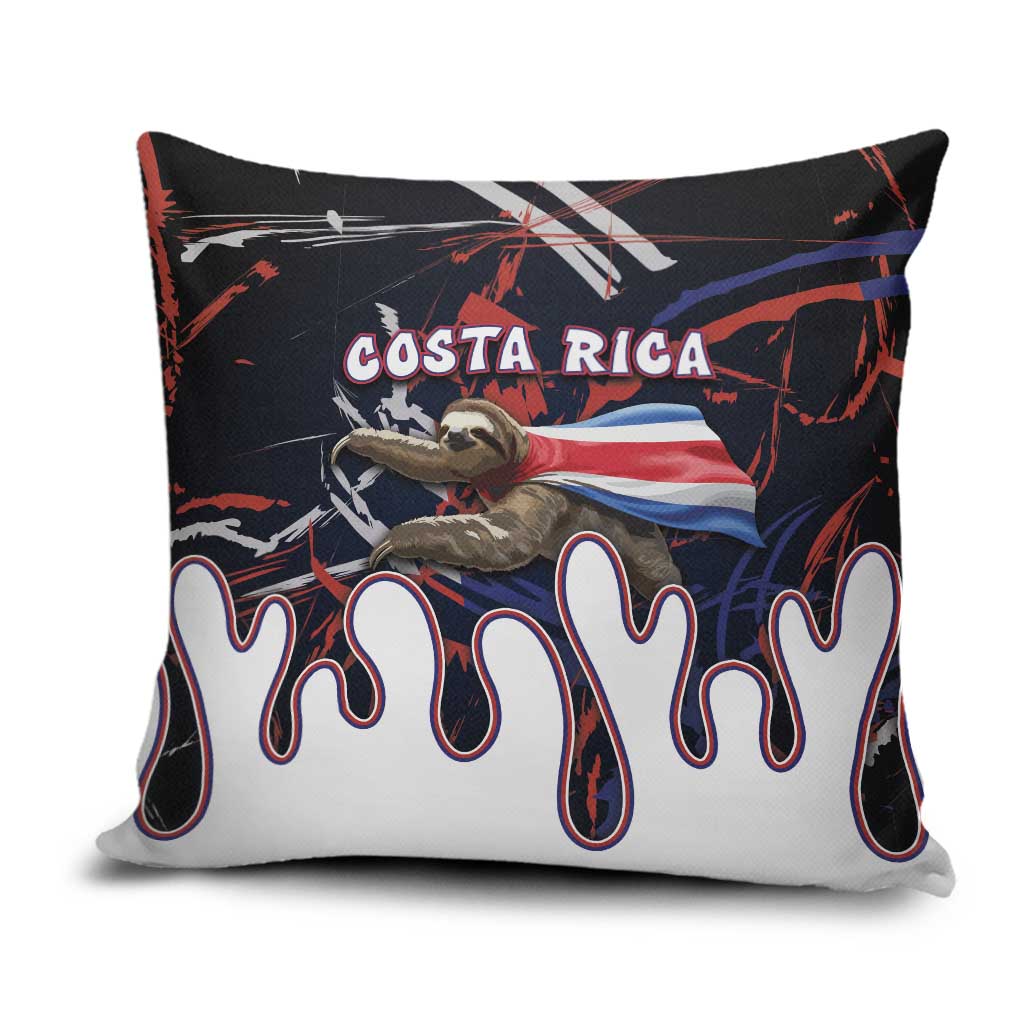 Costa Rica Pillow Cover Flying Sloth - Wonder Print Shop