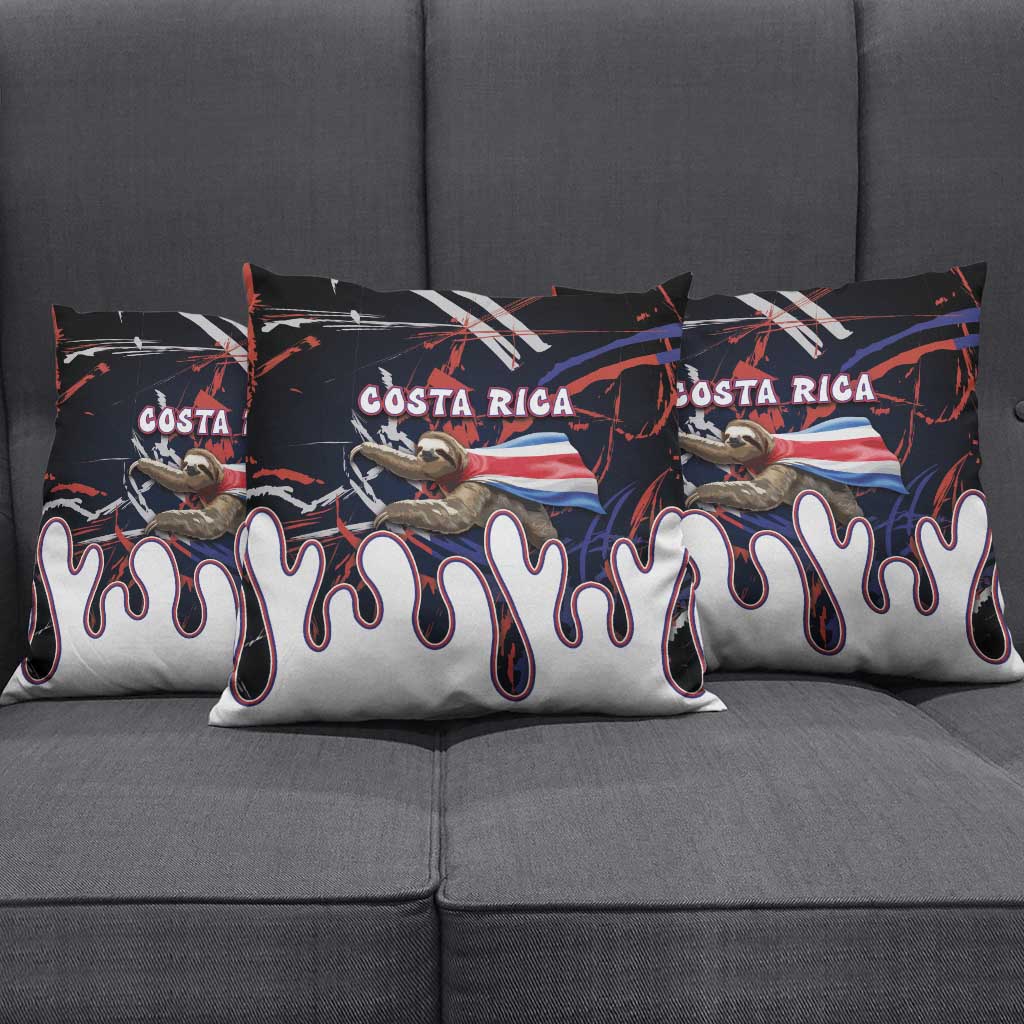 Costa Rica Pillow Cover Flying Sloth - Wonder Print Shop